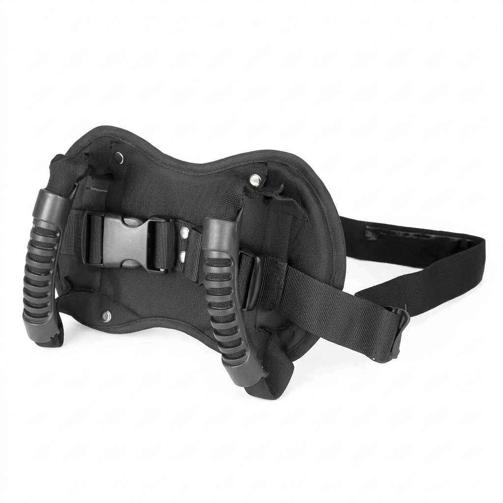 Secure Passenger Belt with Dual Grips