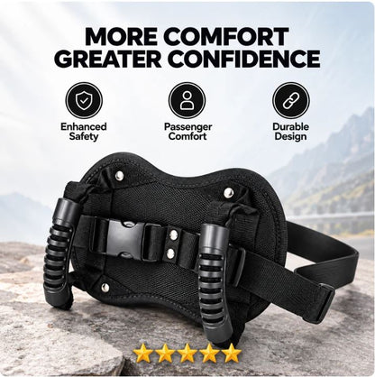 Secure Passenger Belt with Dual Grips