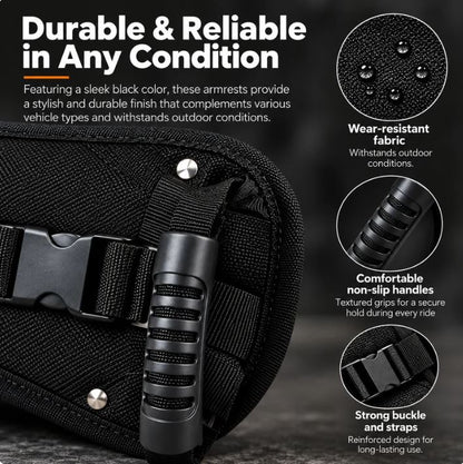 Secure Passenger Belt with Dual Grips